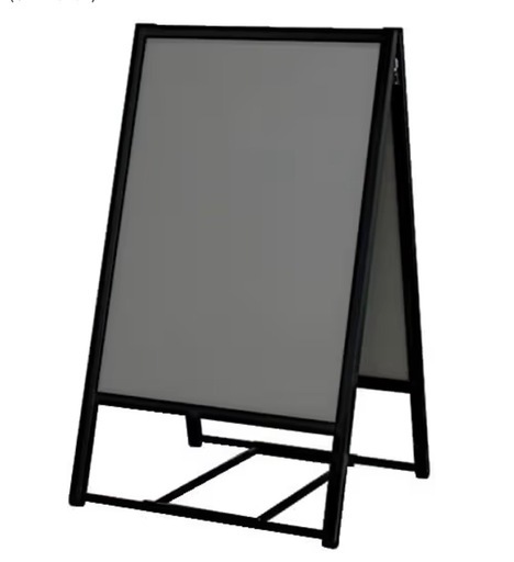 【新品】almode アルモード A型看板 ポスタースタンド 2814 ブラック