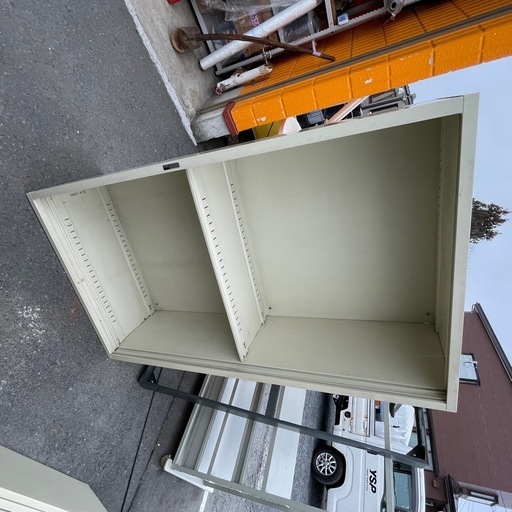 【PLUS】スチール製5段ラック ホワイト 棚付き作業台 収納棚 作業台