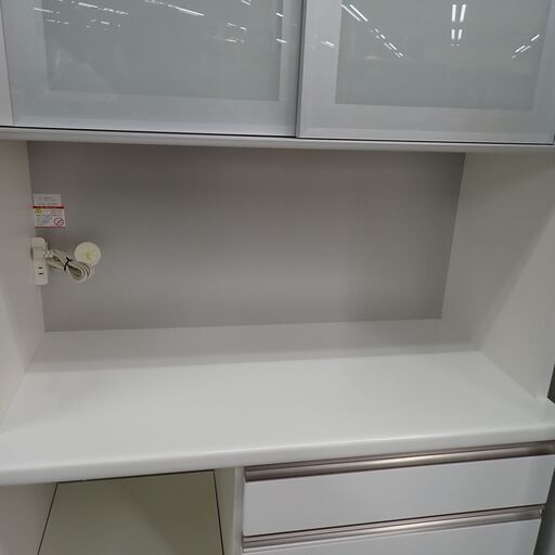 松田家具 キッチンボード 食器棚 幅101×奥行48×高さ206cm【モノ市場半田店】125 松田家具 キッチンボード 食器棚 幅101×奥行48×高さ206cm【モノ市場