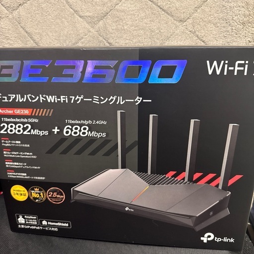 tp-link  BE3600 ゲーミングルーター