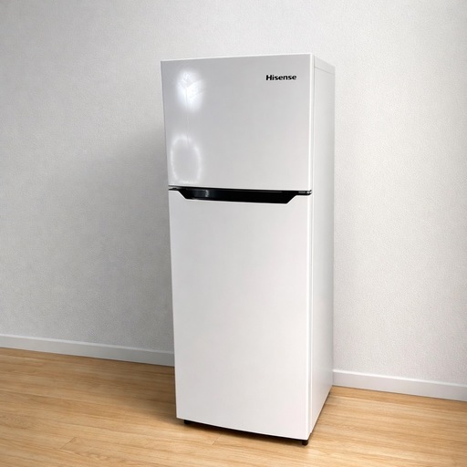 【2020年製】Hisense 120L 2ドア冷蔵庫 HR-B1201 コンパクト 一人暮らしに◎