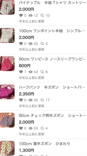 ブランド品女の子乳幼児服詰め合わせ