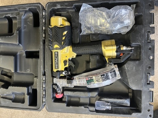 動作確認済みジャンク 日立工機 WF3H 高圧ねじ打機 ゴールド ケース付 