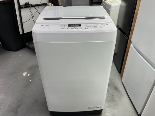 【✨クリーニング済み✨】ハイセンス　全自動洗濯機　7.5kg 2022年製