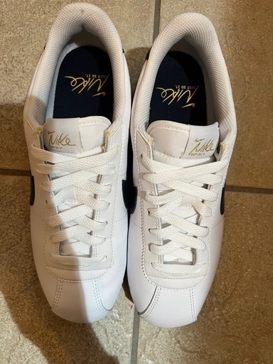 美品❗️NIKE W CORTEZ OLY WHITE/OBSIDIAN-SAIL-LLIC GOLD