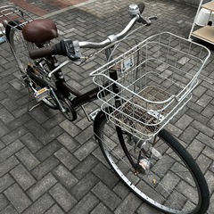 引取限定！27インチ自転車、6段変速、オートライト付き (ブランドン 