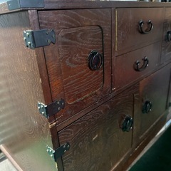 アンティーク風　　ミニ道具箱　の画像