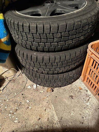 取引早い方　シュウティッヒ　レグザス165/55R15ダンロップのスタッドレス付　山は画像で判断して下さい 取引早い方 シュウティッヒ レグザス165/55R15ダンロップの