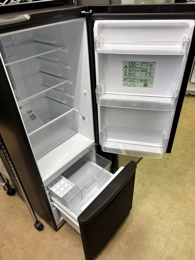 Panasonic 冷蔵庫 168L マットビターブラウン NR-B17HW-T