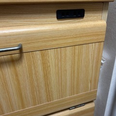 日本製　まるこ家具【木製戸棚】縦43×横60×高さ120cm｜収納力ありの画像