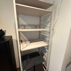 電子レンジラック　スライドラック　
キッチンラック　美品の画像