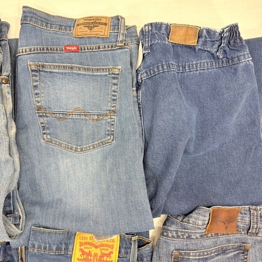 【大定番12本】Levi's Lee等 デニム ジーンズ まとめ売り アソート 全ブランド 業者 仕入