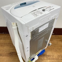 TOSHIBA東芝/5.0ｋ全自動洗濯機/AW－5G5/2017年製/動作確認済み/単身用/新生活/学生/コンパクト/省エネ/エコ/福岡/糸島/直接引取り/自社便配送可能/お買換え対応/古い家電の処分可能【JUN-PayPay】【クレジットカード･PayPay支払い可能】の画像