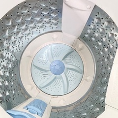 TOSHIBA東芝/5.0ｋ全自動洗濯機/AW－5G5/2017年製/動作確認済み/単身用/新生活/学生/コンパクト/省エネ/エコ/福岡/糸島/直接引取り/自社便配送可能/お買換え対応/古い家電の処分可能【JUN-PayPay】【クレジットカード･PayPay支払い可能】の画像