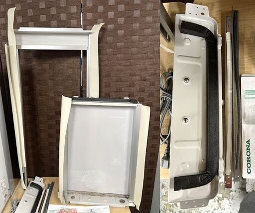 コロナ 窓用エアコン 2023年製 CW-16A3 木造～6畳 鉄筋～7畳 テラス用枠付き ルームエアコン 冷房器具☆札幌市 白石店