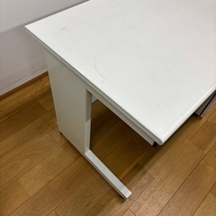 引取限定 鍵無し 片袖 ワークデスク オフィスデスク 事務用品 シンプル 机の画像