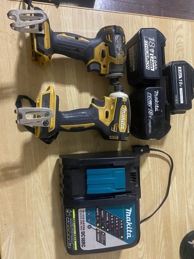 Makita 充電式インパクトドライバ TD172D-TD173Dバッテリー3個)
