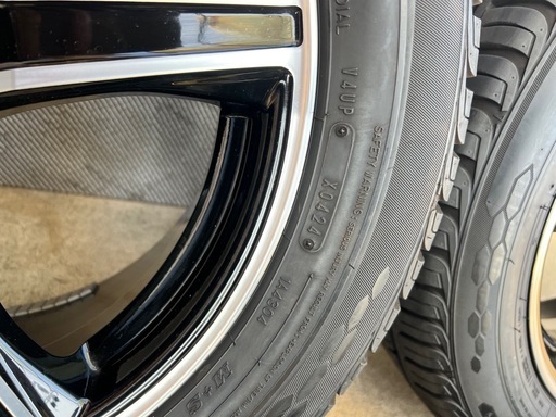 美品・バリ溝DUNLOP GRANDTREK PT3 225/55R17 ホイール付き4本セット