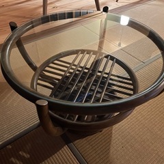 φ73.5cm H50cm丸テーブルローテーブルの画像