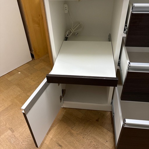 【ジャングル深井店】松田家具 キッチンボード ホワイト キッチン家具 収納家具 堺市 深井【FU436】