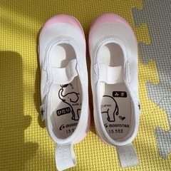 ★MOONSTAR 上履き リトルスター 15.5cm EE ピンクの画像