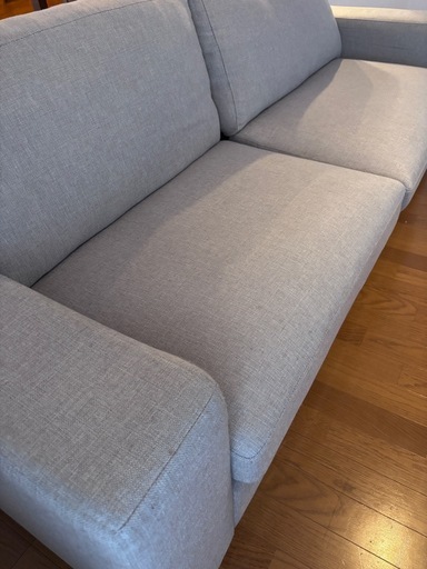 イオン ソファ ベージュ 2人掛け 3人掛け 195x75x75cm
