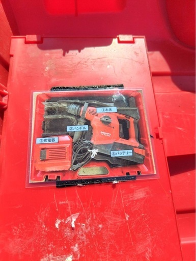 【動作良好】HILTI TE30-A36 電動ハンマー工具ドリル　充電器付き