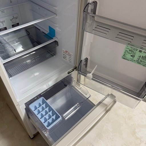 美品⭐️三菱　2023年製　146ℓ 2ドア冷蔵庫　MR-P15J-W