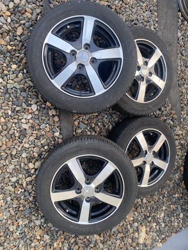 バリ山夏タイヤ 2024年製造155/65R14 ムーヴ タント ワゴンR 