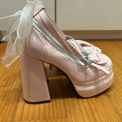 ピンク ロリータ 厚底ヒール の画像