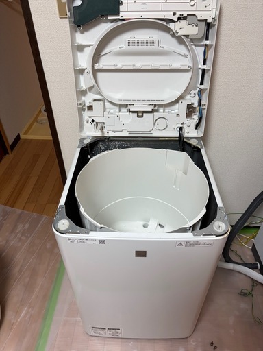 【分解洗浄済み✨美品】SHARP 洗濯機 4.5kg 2020年製 一人暮らし最適◎配送設置無料 