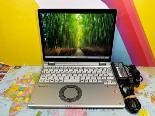 JC0389　LTE 美品 レッツノート CF-QV9 12型タッチ 2in1 Office2024　軽量