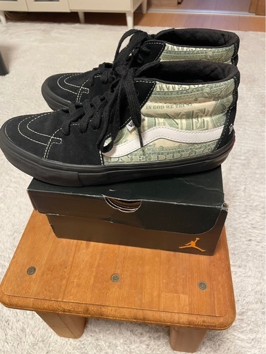 Supreme × Vans Dollar Skate Grosso Mid "Black"