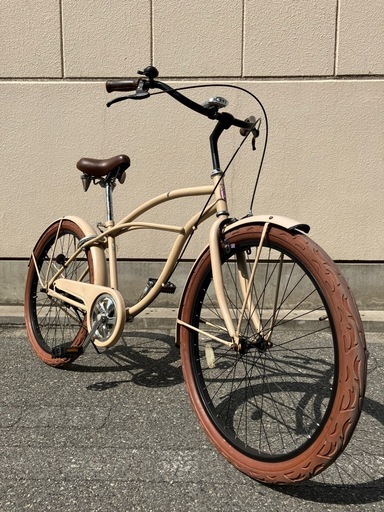 ビーチクルーザー自転車　凄く乗りやすいです。早い引き取り者様を優先させて頂きます。