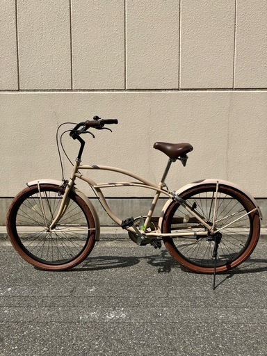 ビーチクルーザー自転車　凄く乗りやすいです。早い引き取り者様を優先させて頂きます。