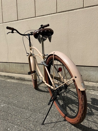 ビーチクルーザー自転車　凄く乗りやすいです。早い引き取り者様を優先させて頂きます。