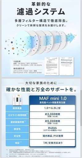 ペット用酸素室　Sサイズ