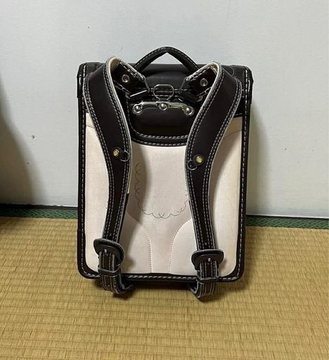 【美品】女の子用ランドセル ハートデザイン ブラウン×ピンク ?