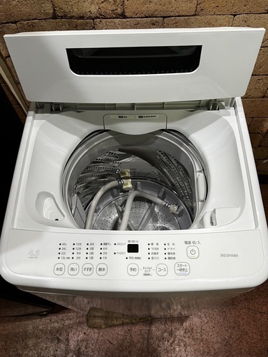 アイリスオーヤマ キッチン家電3点セット 2ドア冷蔵庫 電子レンジ 洗濯機
