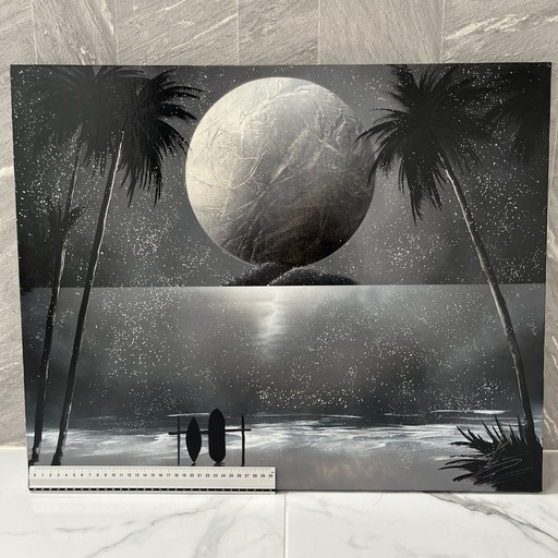 ブラック大きめ絵画