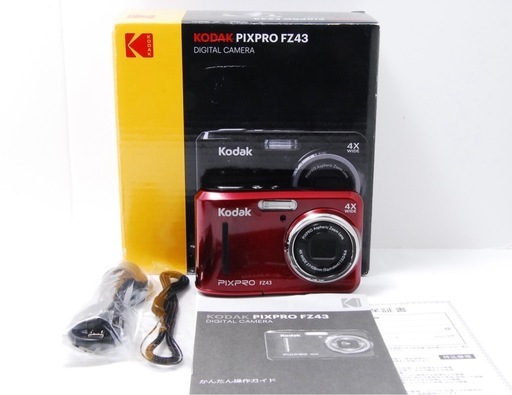 KODAK PIXPRO FZ43 レッド コンパクトデジタルカメラ 美品