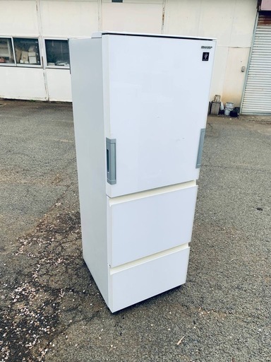 EJ6102番 SHARP ノンフロン冷凍冷蔵庫 SJ-GW36D-W