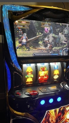 モンスターハンター モンスターワールド 黄金狩猟 エンターライズ スロット実機  パチスロ実機 家庭用電源