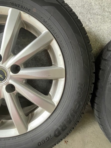 決まりました　205 65R 16　ホイル付きタイヤ