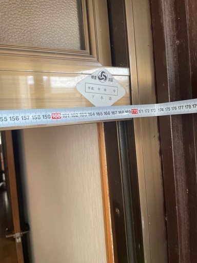 玄関　網戸付き