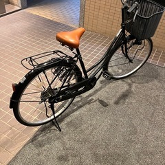 美品✨自転車　　ママチャリ　黒色　屋内保管✨26インチの画像