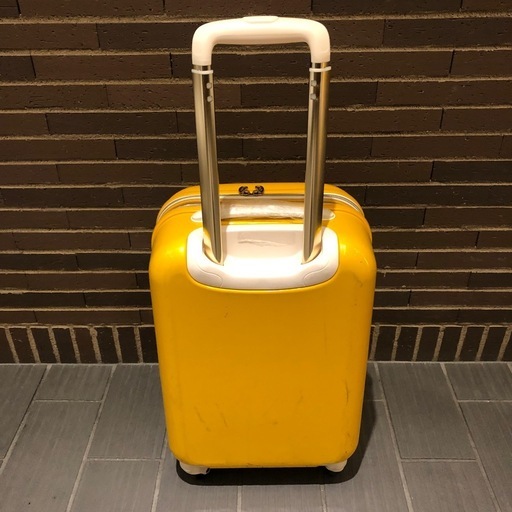 ジュエルナ ローズ　キャンディポケットスーツケース 27～34L 機内持ち込み　トロトゥール イエロー