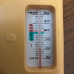 赤ちゃんお風呂の湯温計の画像
