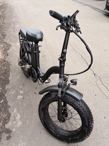 「電動アシスト 折りたたみ ファットバイク FAT-01 20インチ」　電動自転車