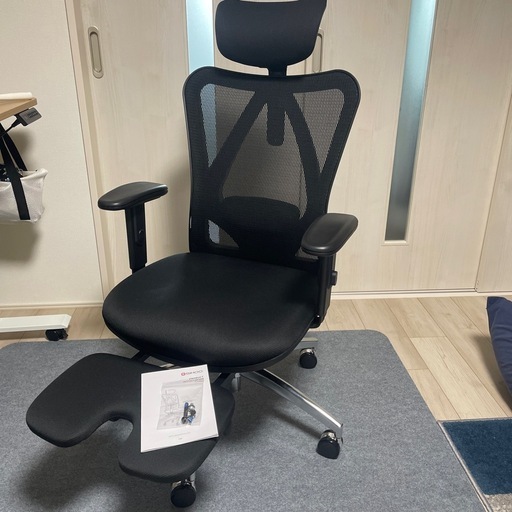 SIHOO M18 オフィスチェア フットレスト付き